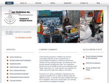 Tablet Screenshot of hagergeoscience.com